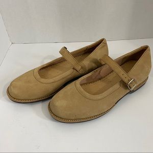 Lands’ End Suede Mary Jane Loafers